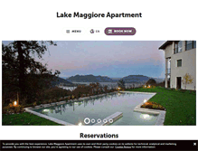 Tablet Screenshot of lakemaggioreapartment.com